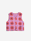 Kaleidoscope all over quilted woven vest