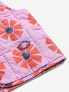 Kaleidoscope all over quilted woven vest