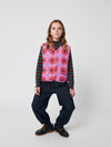 Kaleidoscope all over quilted woven vest