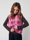 Kaleidoscope all over quilted woven vest
