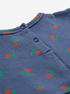 Stamp Bloom all over fleece dress