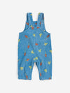Mush Monster Duo all over corduroy overall
