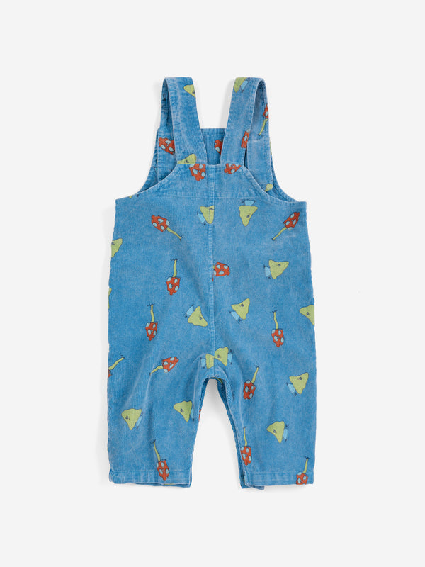 Mush Monster Duo all over corduroy overall
