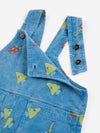 Mush Monster Duo all over corduroy overall