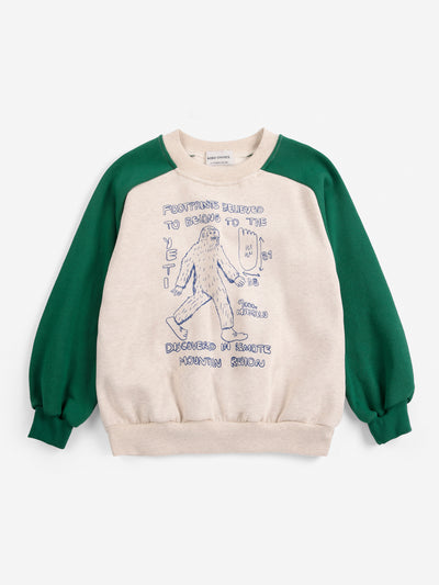 Mr. Footish raglan sweatshirt