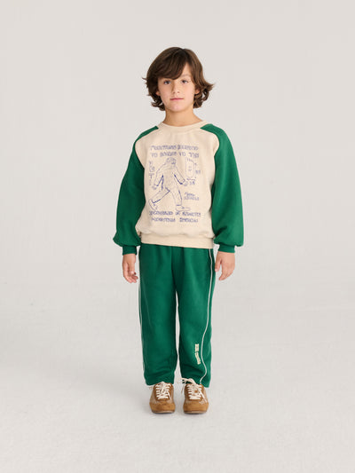 Mr. Footish raglan sweatshirt