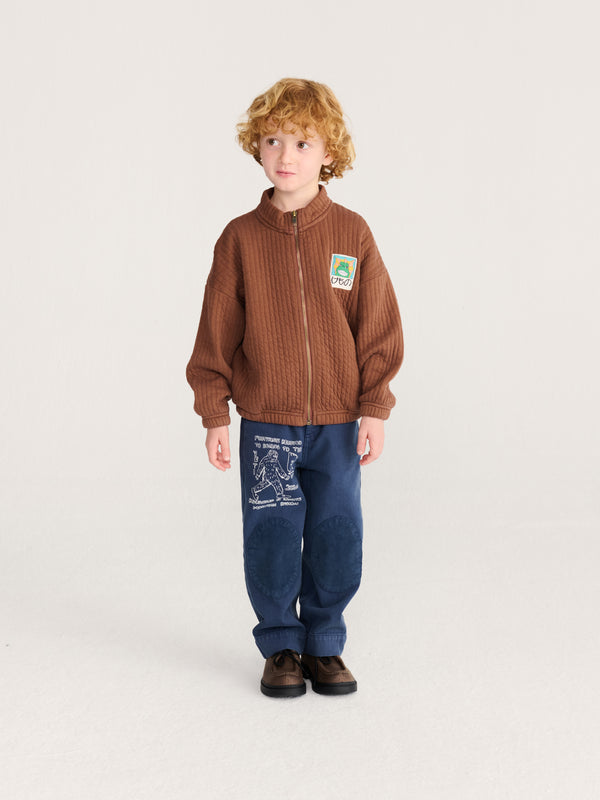 Mr. Footish knee pads woven pants