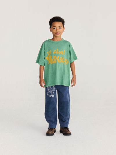 Mr. Footish knee pads woven pants