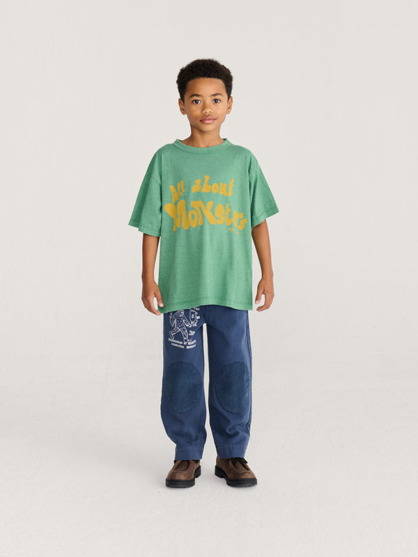 Mr. Footish knee pads woven pants