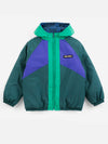 Almost Moiré all over reversible anorak