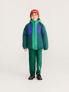 Almost Moiré all over reversible anorak