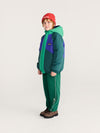 Almost Moiré all over reversible anorak