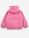 Almost Moiré all over reversible anorak