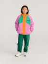 Almost Moiré all over reversible anorak