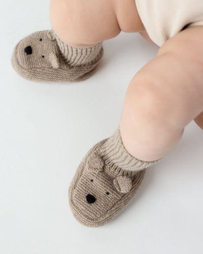 Maicer Merino Wool Booties | Bear