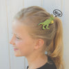 Hair Clip Dino Glitter
