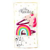 Hair Clip Over the rainbow unicorn