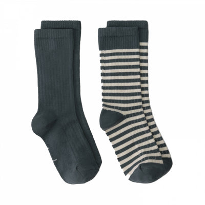 Ribbed Socks GOTS | 2-pack
