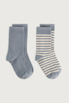 Ribbed Socks GOTS | 2-pack