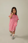 POP Terry Oversized Tee Dress GOTS
