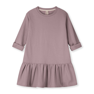 L/S Frill Dress GOTS
