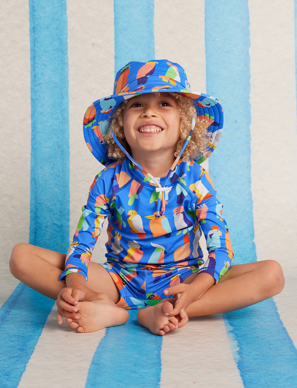 Long Sleeve Rash Vest Flamin' Galahs