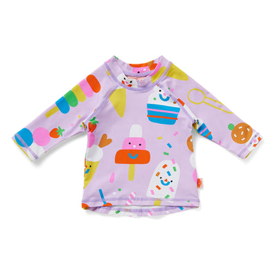 Long Sleeve Rash Vest Sundae Fun Day