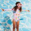 Long Sleeve Zip Bather Sundae Fun Day