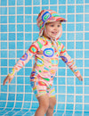 Long Sleeve Rash Suit Fancy Fins
