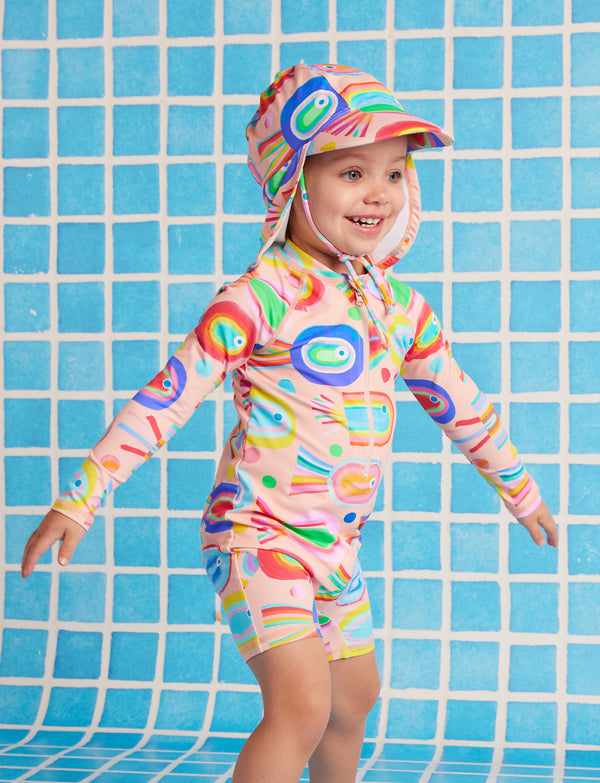 Long Sleeve Rash Suit Fancy Fins