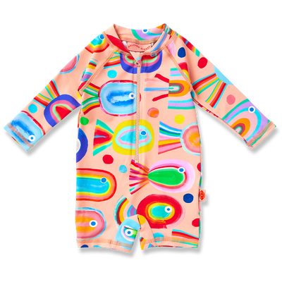 Long Sleeve Rash Suit Fancy Fins