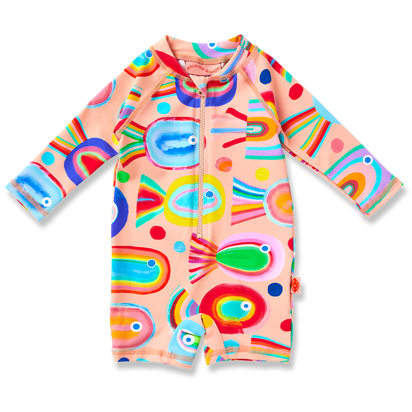 Long Sleeve Rash Suit Fancy Fins