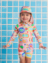 Long Sleeve Rash Suit Fancy Fins