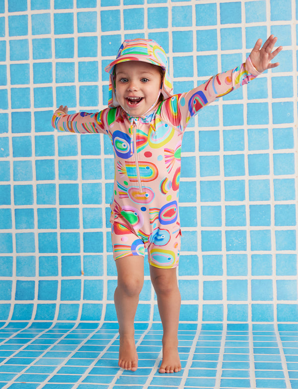 Long Sleeve Rash Suit Fancy Fins