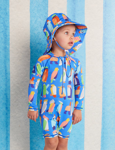 Long Sleeve Rash Suit Flamin' Galahs
