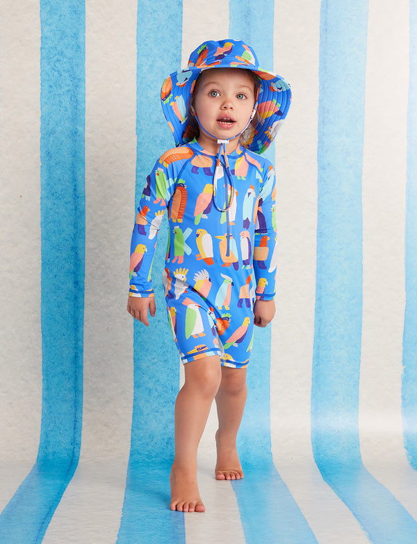 Long Sleeve Rash Suit Flamin' Galahs