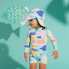 Long Sleeve Rash Suit Rainbow Reef