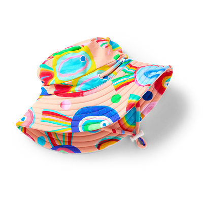 Swim Bucket Hat Fancy Fins