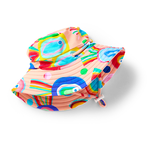 Swim Bucket Hat Fancy Fins