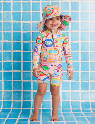 Swim Bucket Hat Fancy Fins