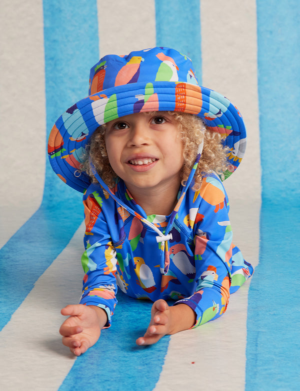 Swim Bucket Hat Flamin' Galahs