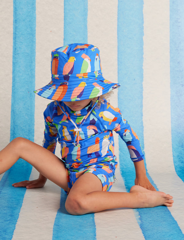 Swim Bucket Hat Flamin' Galahs