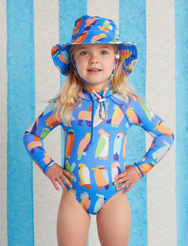 Swim Bucket Hat Flamin' Galahs