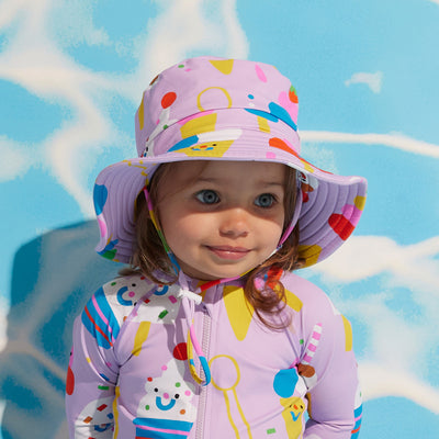 Swim Bucket Hat Sundae Fun Day