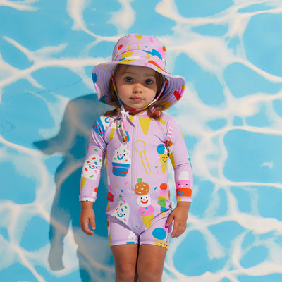 Swim Bucket Hat Sundae Fun Day