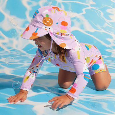 Swim Hat Sundae Fun Day
