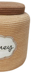 Basket Honey Pot