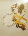 Washable Rug School Bus