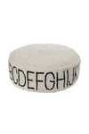 Pouf ABC Natural - Black