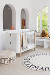 Pouf ABC Natural - Black